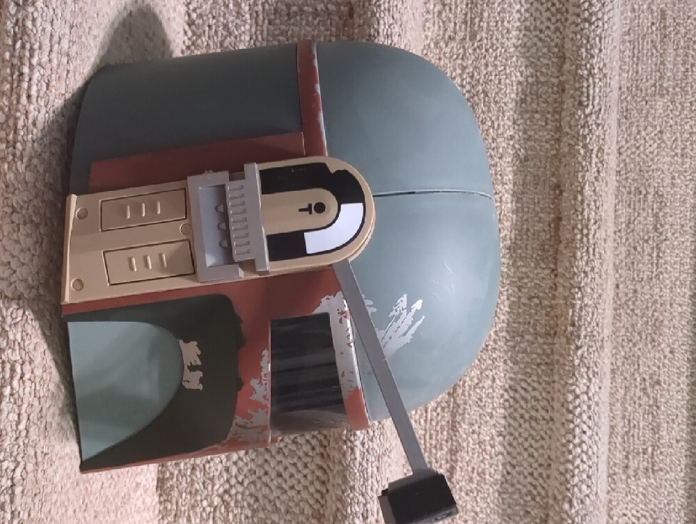 Boba Fett Style Mandalorian Helmet - Green & Brown - Picture 5 of 6